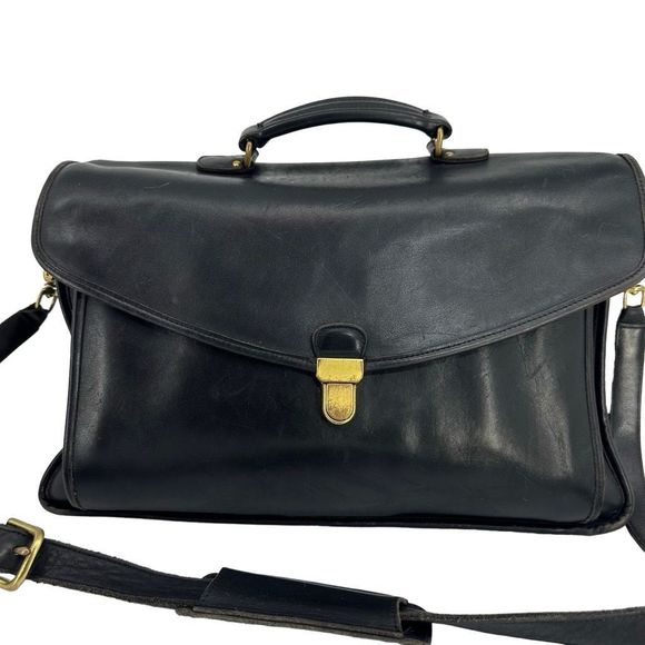 Coach Handbags - COACH Morgan Leather Vintage Briefcase Messenger Bag Made in The United States